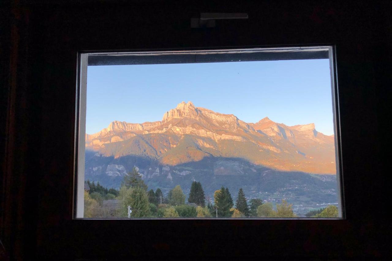 Ferienwohnung Large Apt 80M Superb View Mont-Blanc 6P Combloux Exterior foto