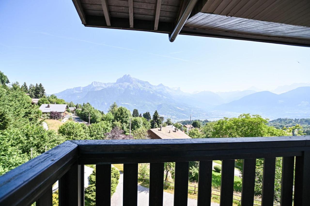 Ferienwohnung Large Apt 80M Superb View Mont-Blanc 6P Combloux Exterior foto