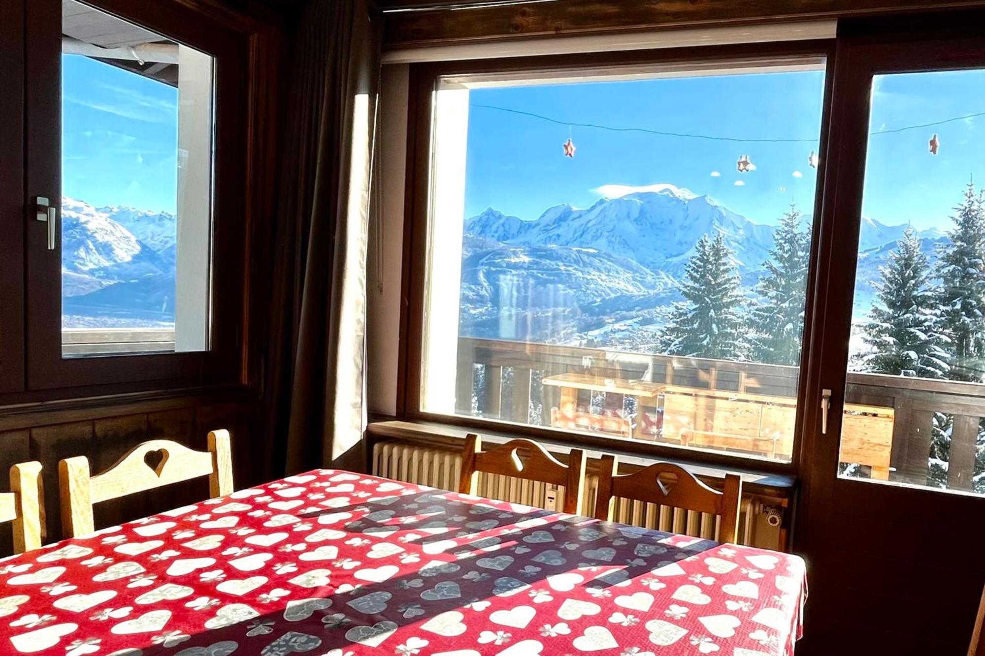 Ferienwohnung Large Apt 80M Superb View Mont-Blanc 6P Combloux Exterior foto